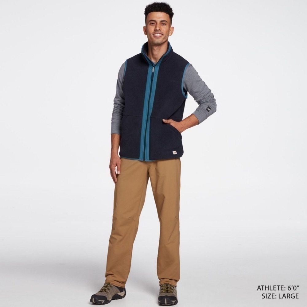 The North Face Men’s Carbondale Vest Full Zip Aviator Navy Mallard Blue Medium